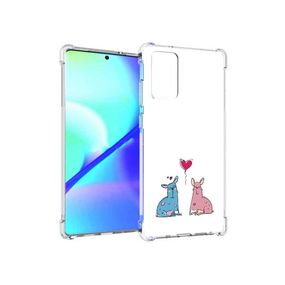

Чехол MyPads Tocco для Samsung Galaxy Note 20 Лама любовь (PT152536.527.102), Прозрачный, Tocco