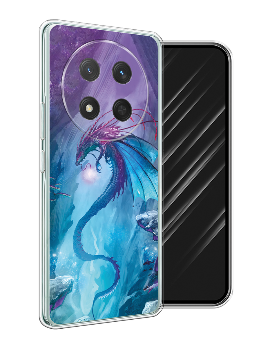 

Чехол Awog на Honor X9C/X60 Pro "Водный дракон", Голубой;фиолетовый;синий, 6125350-1