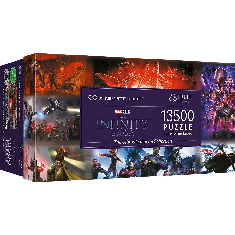 

Пазл Trefl Абсолютная коллекция Marvel, 13500 дет, Абсолютная коллекция Marvel