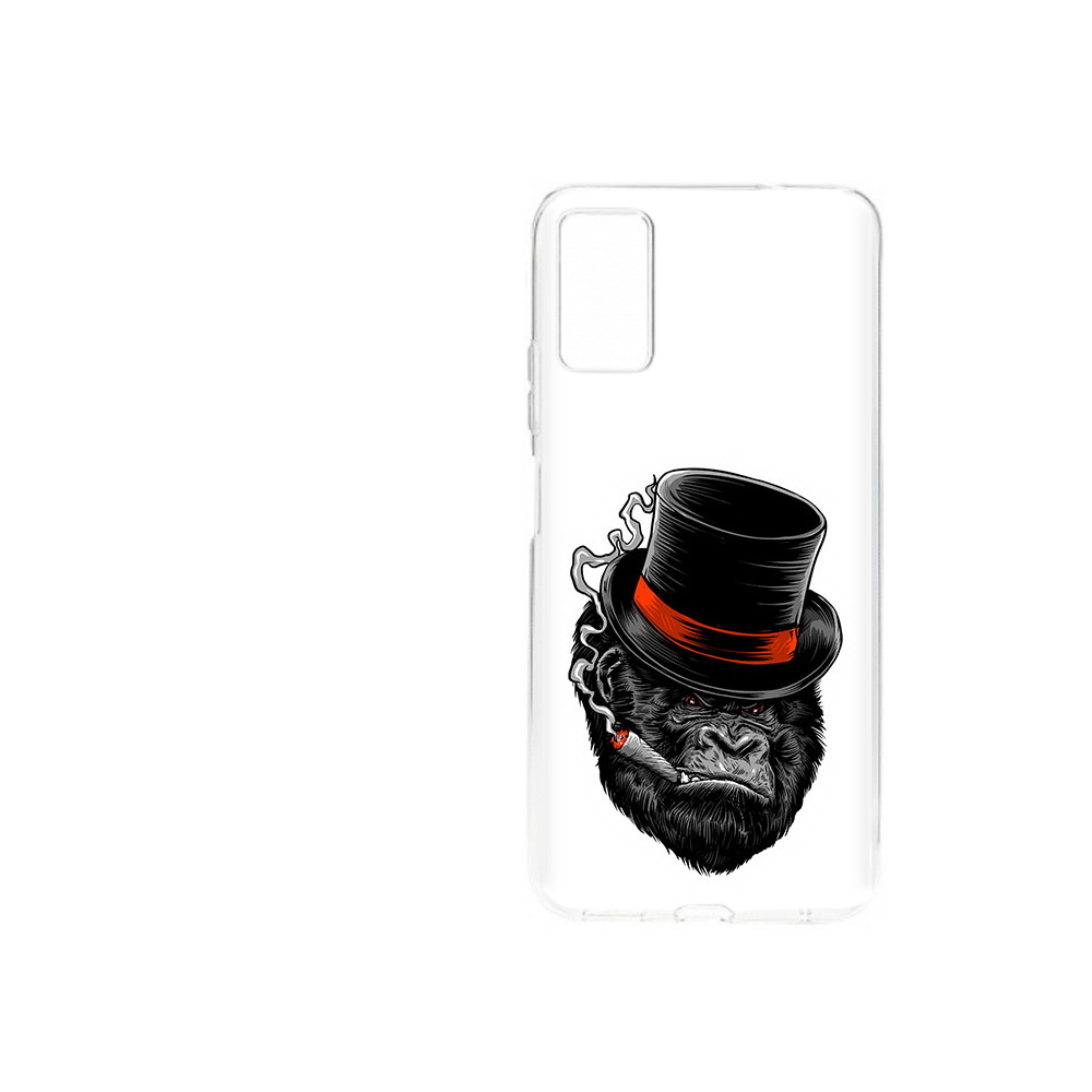 

Чехол MyPads Tocco для ZTE Blade A71 (2021) дизайнерская горилла (PT226945.474.431), Прозрачный, Tocco