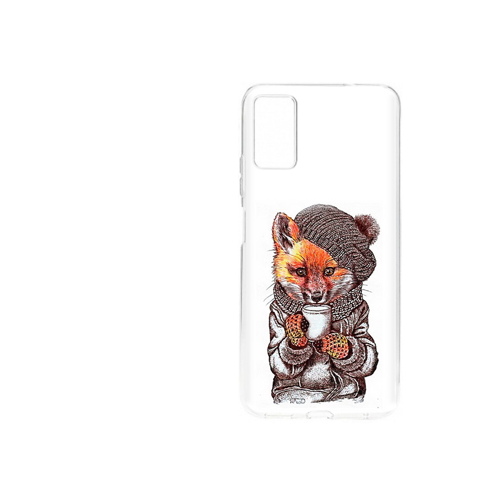 

Чехол MyPads Tocco для ZTE Blade A71 (2021) лиса в шапке (PT226945.474.437), Tocco