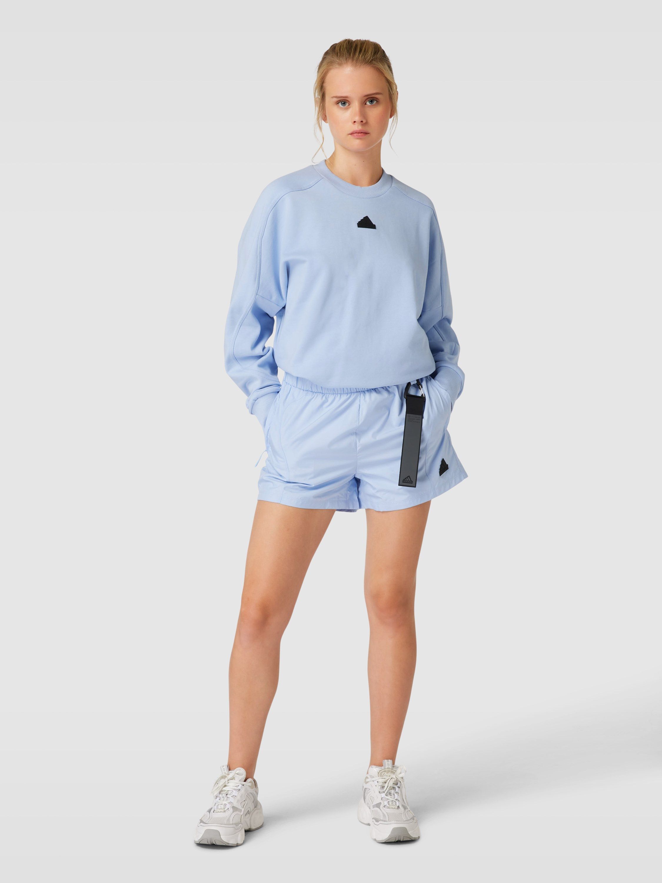 Шорты женские adidas Sportswear 1710327 голубые XS (доставка из-за рубежа)