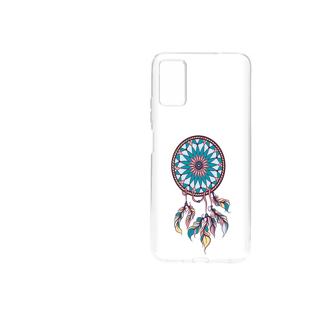 

Чехол MyPads Tocco для ZTE Blade A71 (2021) ловец снов синий (PT226945.474.443), Прозрачный, Tocco