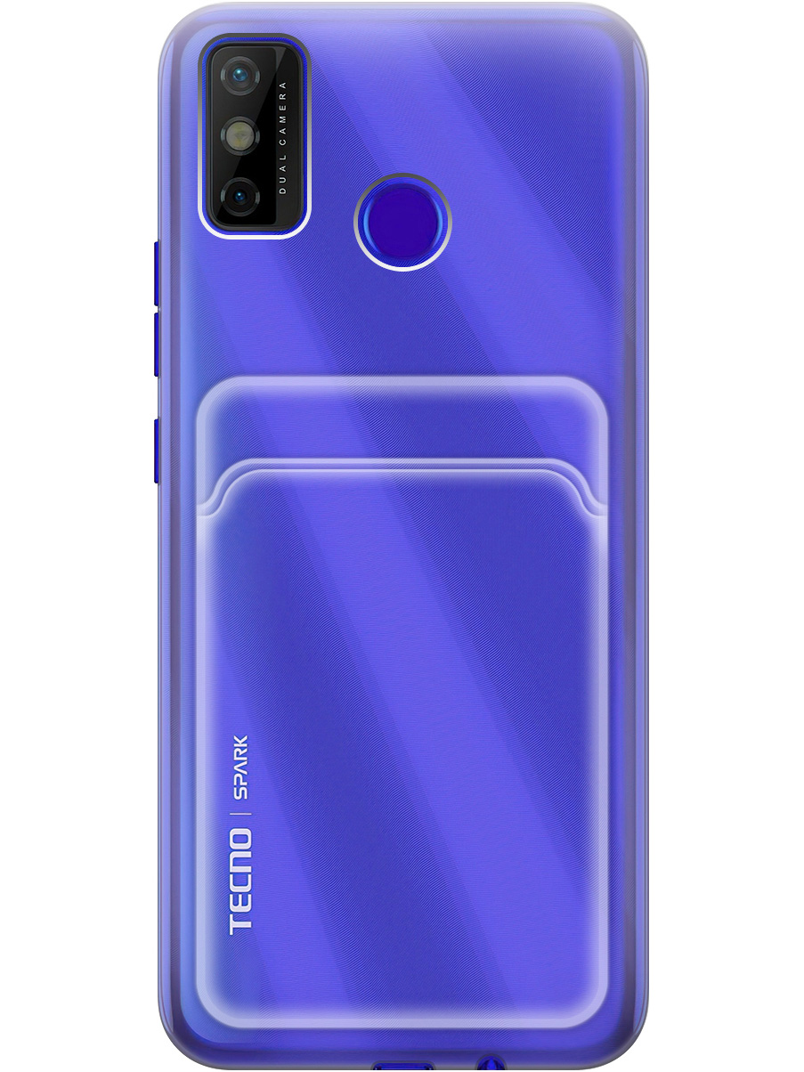 

Силиконовый чехол на Tecno Spark 6 Go прозрачный, 20012059