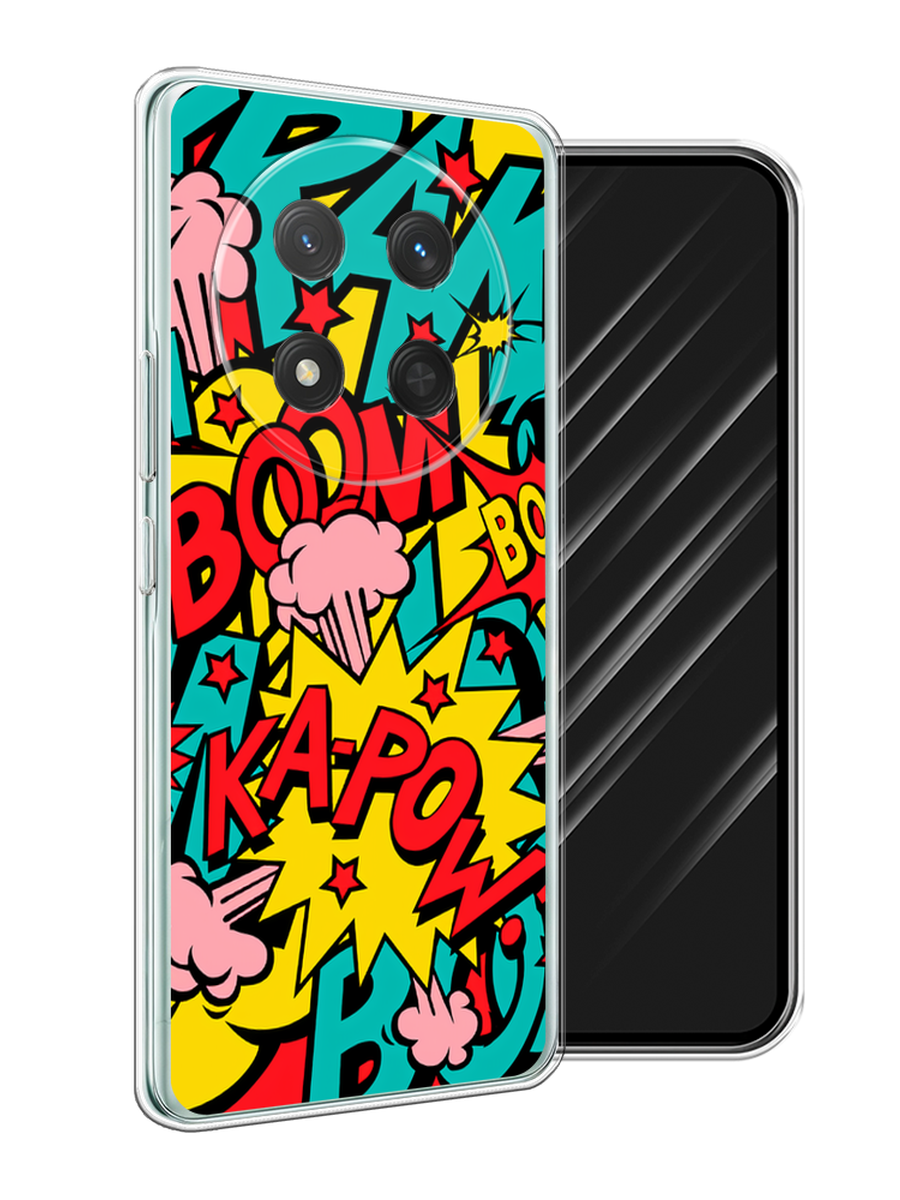 

Чехол Awog на Honor X9C/X60 Pro "Постер pop art", Бирюзовый;желтый;красный, 6125350-1