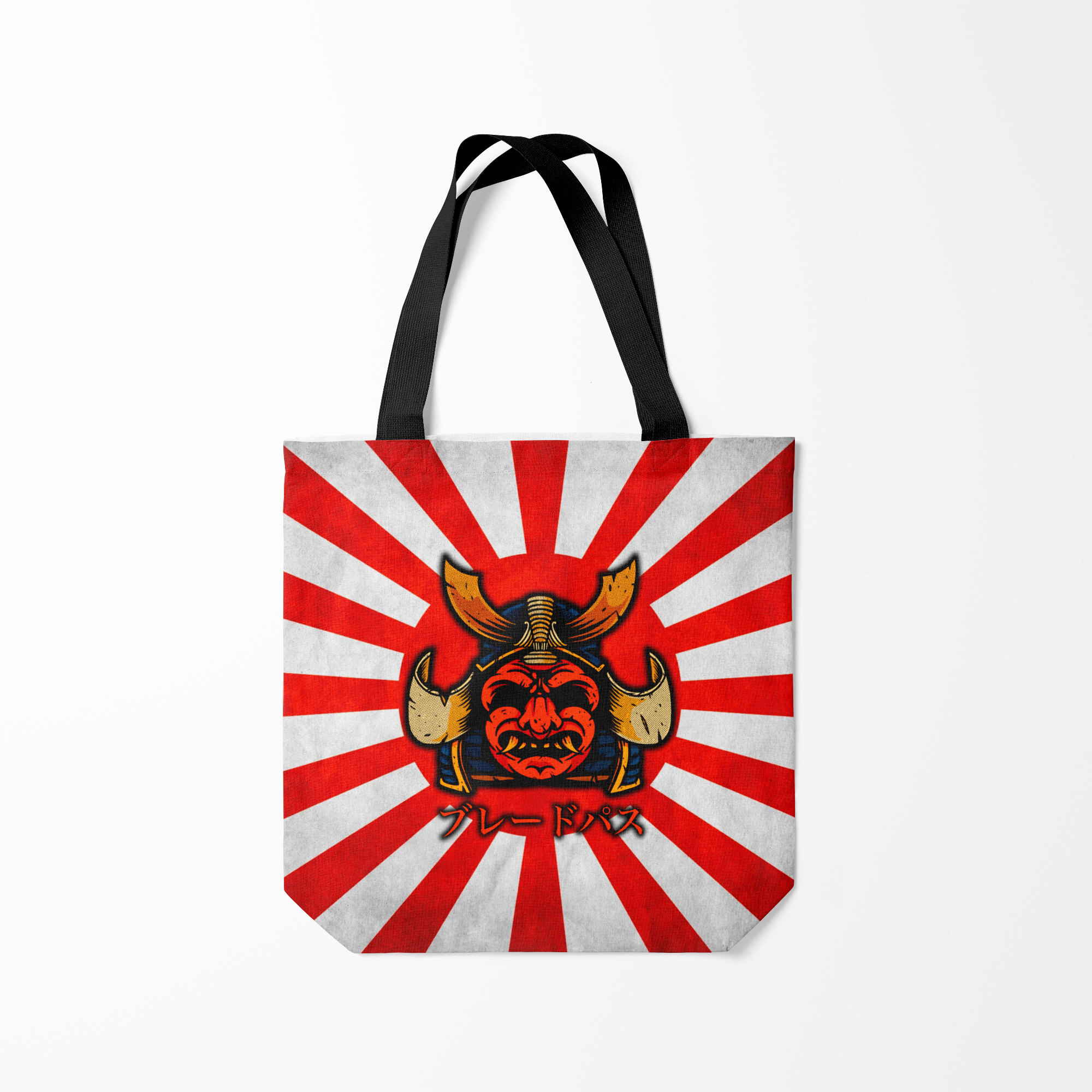 

Сумка шoппер унисекс Burnettie Sun samurai, белый; красный, Sun samurai