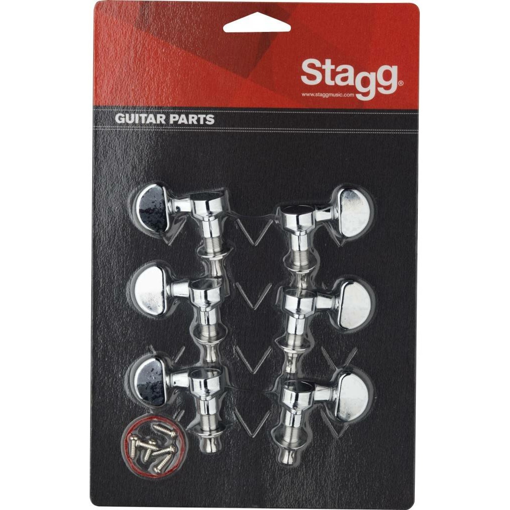 

Колки для электрогитары Stagg KG395CR, Серебристый, KG395CR