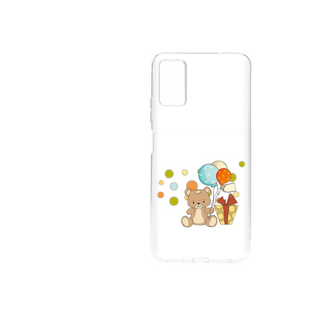Чехол MyPads Tocco для ZTE Blade A71 (2021) медвеженок с подарком (PT226945.474.470)