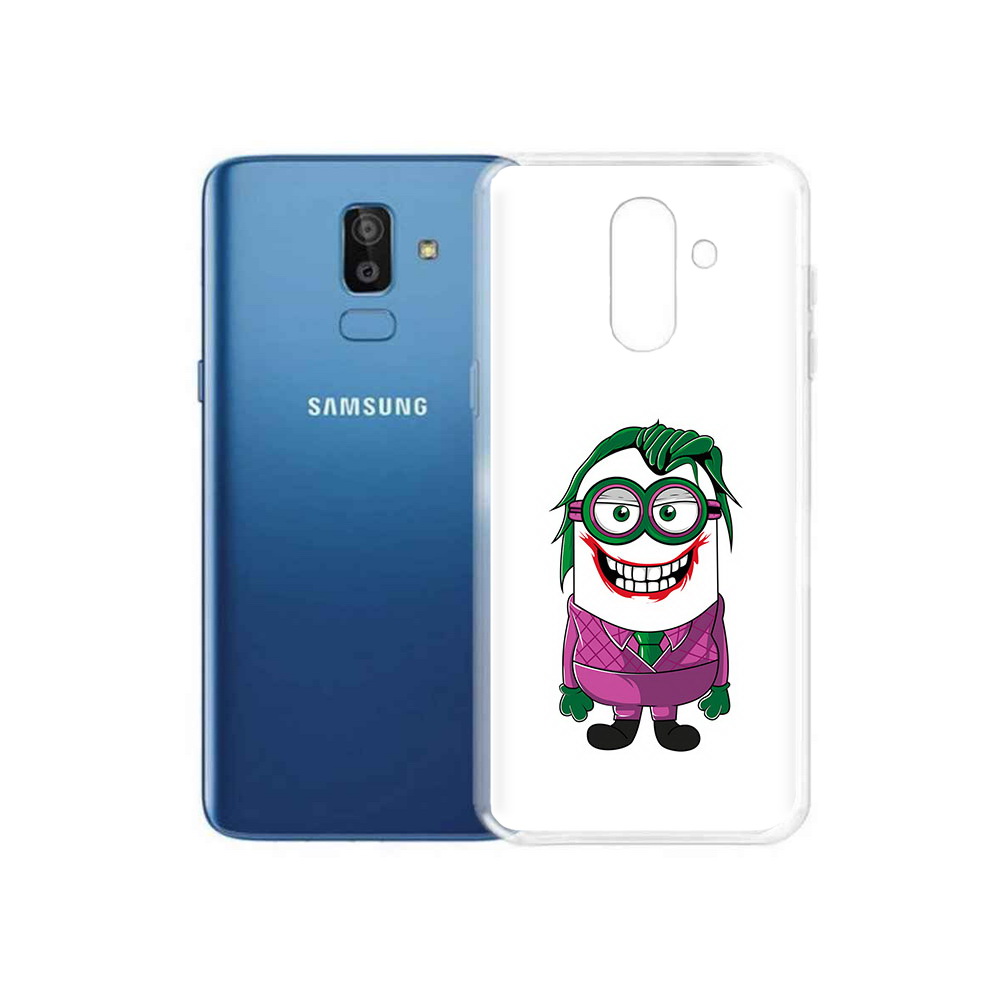 

Чехол MyPads Tocco для Samsung Galaxy J8 джокер миньон (PT226929.592.322), Прозрачный, Tocco