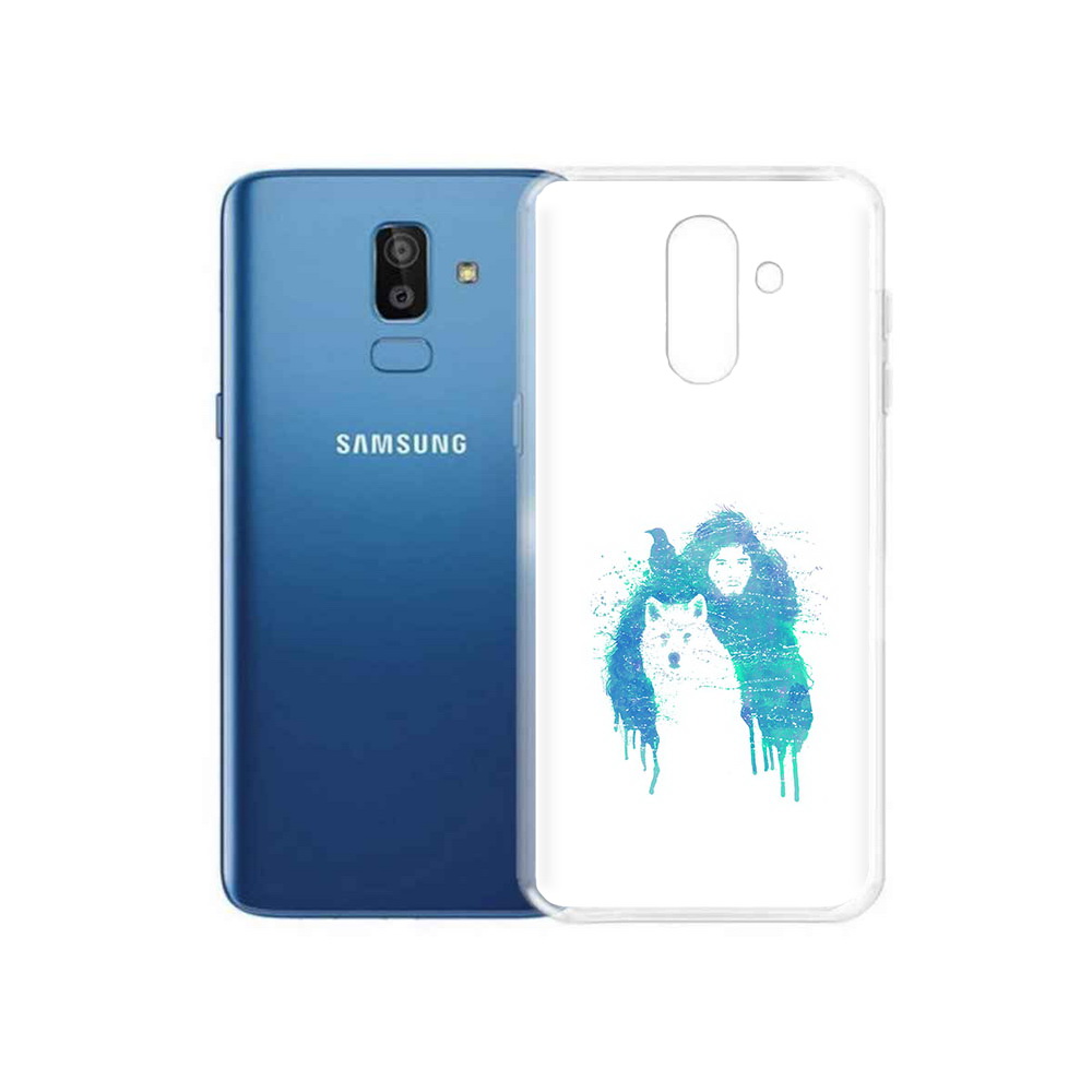 

Чехол MyPads Tocco для Samsung Galaxy J8 джон сноу (PT226929.592.323), Прозрачный, Tocco