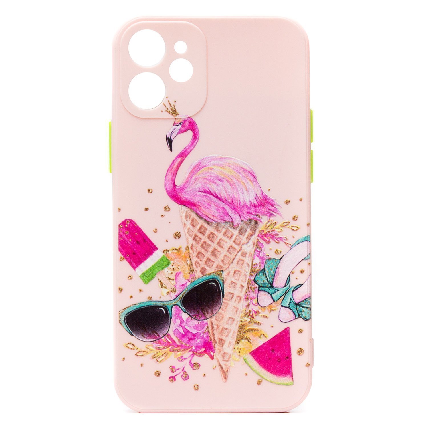 

Чехол iPhone 12 mini силиконовый (рис. 246/003), Розовый, iPhone 12 mini