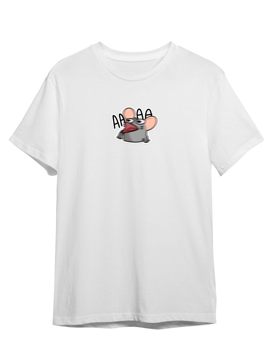 

Футболка унисекс Каждому Своё Крыса/Мышь/Стикер ВК JJMS19 белая L, Белый, "Крыса/Мышь/Стикер ВК" JJMS19