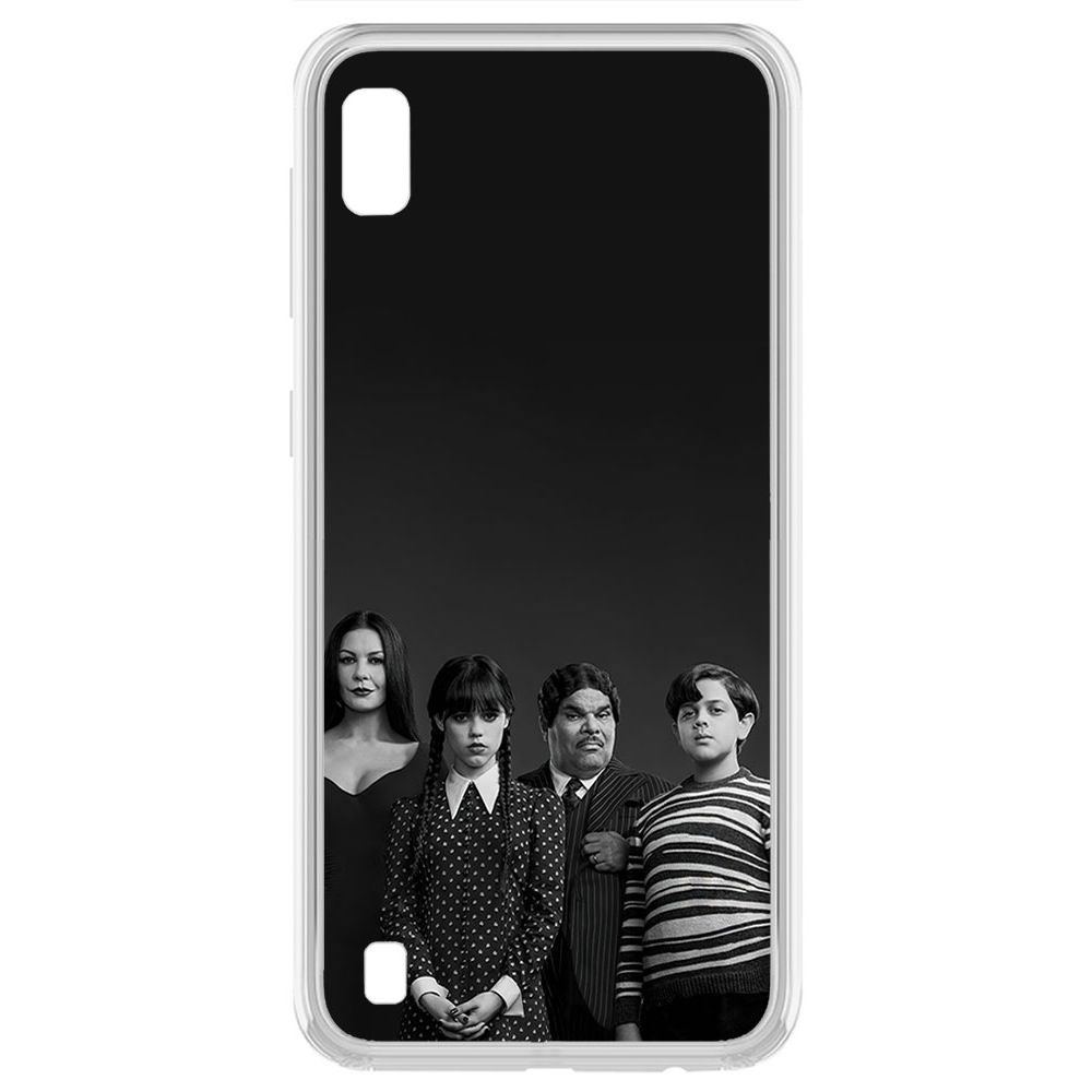 

Чехол-накладка Уэнсдей Аддамс - Семейка Аддамс для Samsung Galaxy A10 (A105), Прозрачный