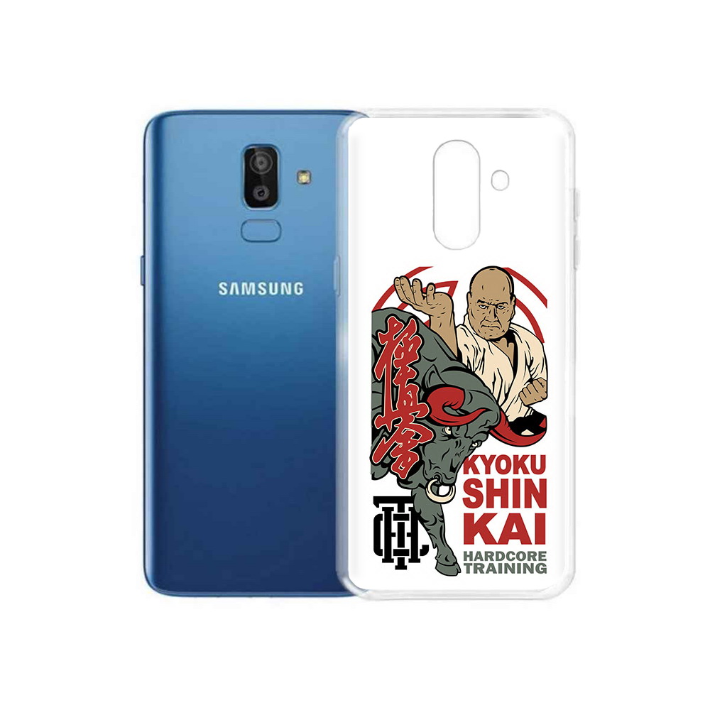 

Чехол MyPads Tocco для Samsung Galaxy J8 единоборства рисунок (PT226929.592.343), Прозрачный, Tocco