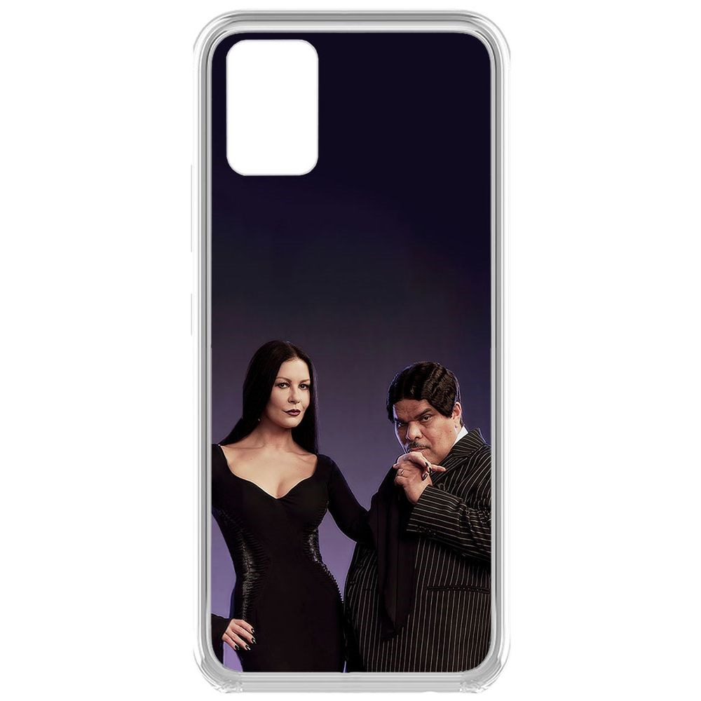 

Чехол-накладка Уэнсдей Аддамс - Мортиша и Гомес для Samsung Galaxy A71 (A715)