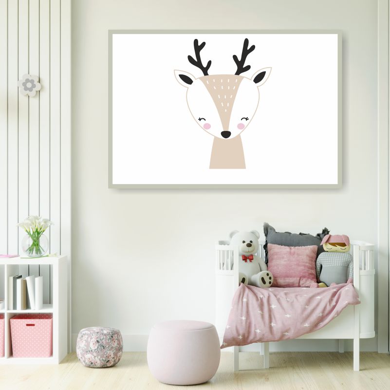 

Постер на стену ПолиЦентр Животные Олень 90х60 см, ЖивотныеОленьГор