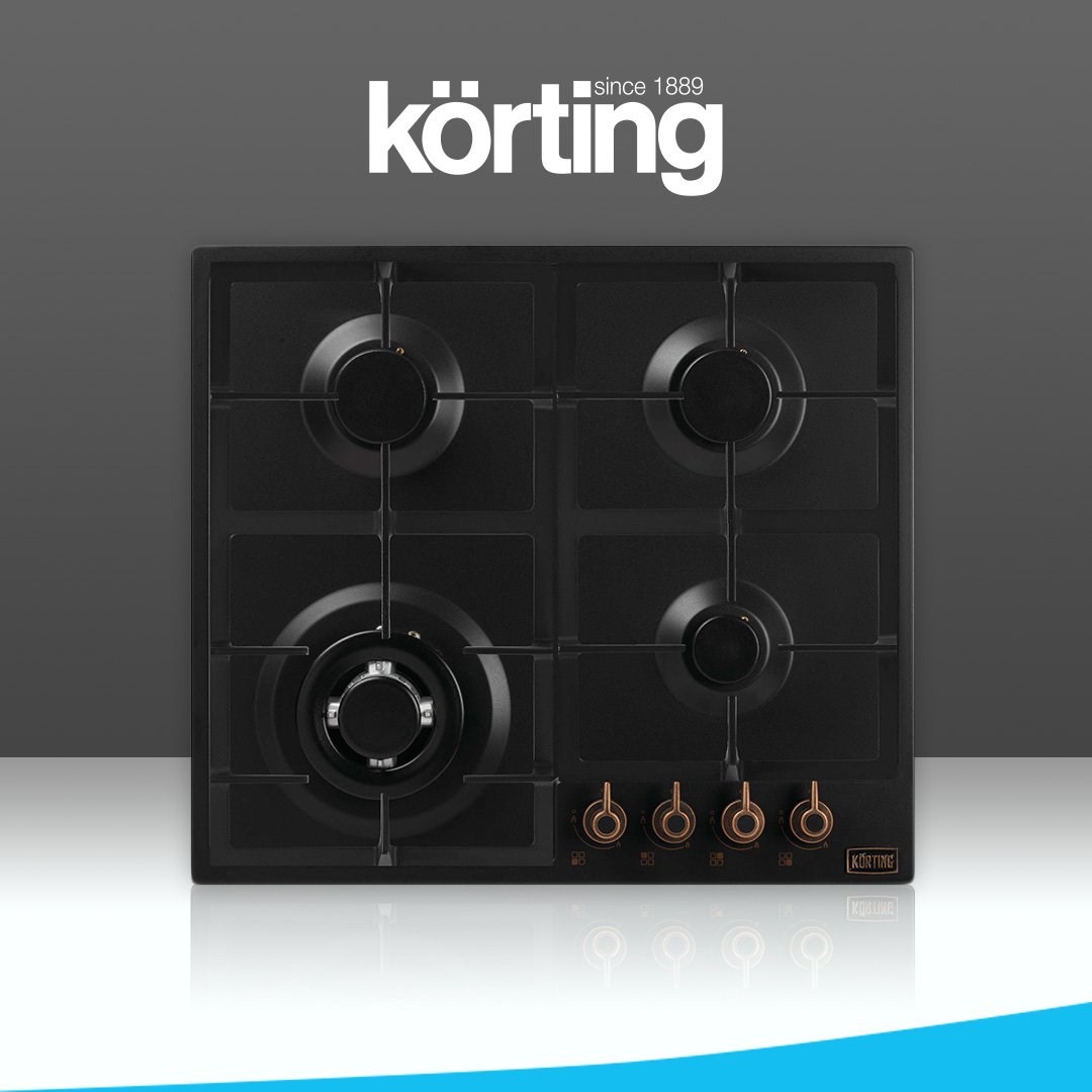 

Встраиваемая варочная панель газовая Korting HG 665 CTCN черный, HG 665 CTCN