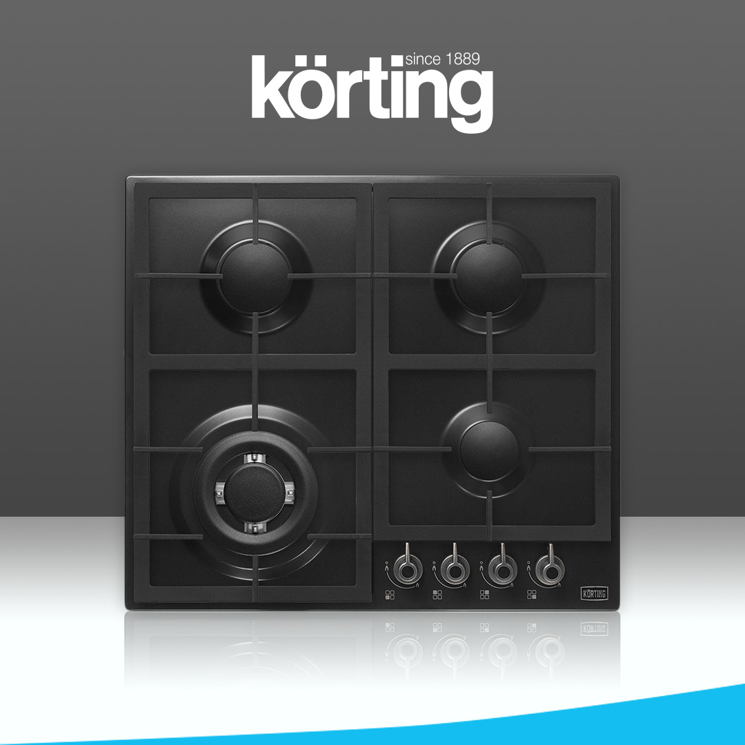 

Встраиваемая варочная панель газовая Korting HG 665 CTSN черный, HG 665 CTSN