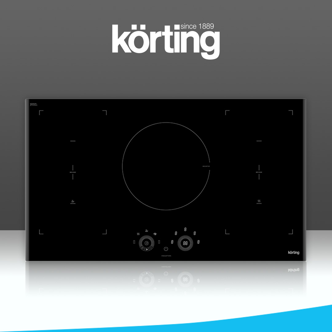 Встраиваемая варочная панель индукционная Korting HIB 95750 B Smart черный
