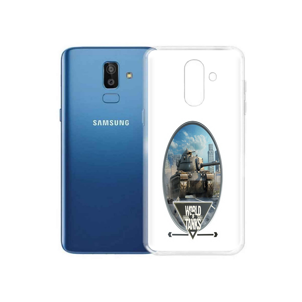 

Чехол MyPads Tocco для Samsung Galaxy J8 игра с танками (PT226929.592.375), Прозрачный, Tocco