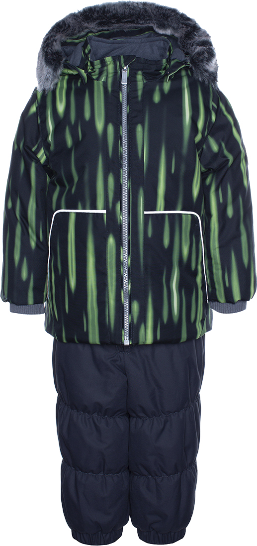 

Комплект зимний Huppa Russel 92647, lime pattern/ dark gray р.86, Синий;серый, 45050030
