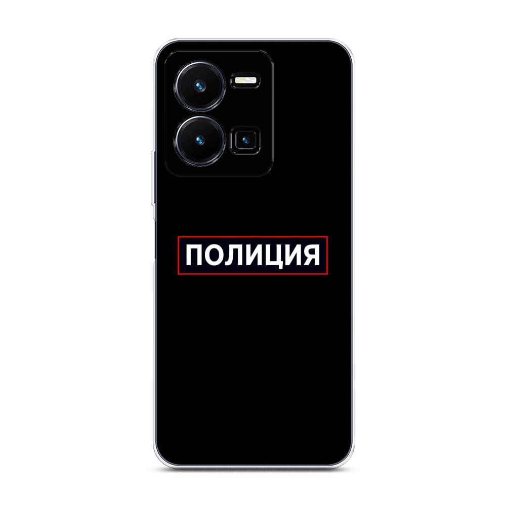 

Чехол Awog на Vivo Y35 4G / Виво Y35 4G "Police logo", Черный;белый;красный