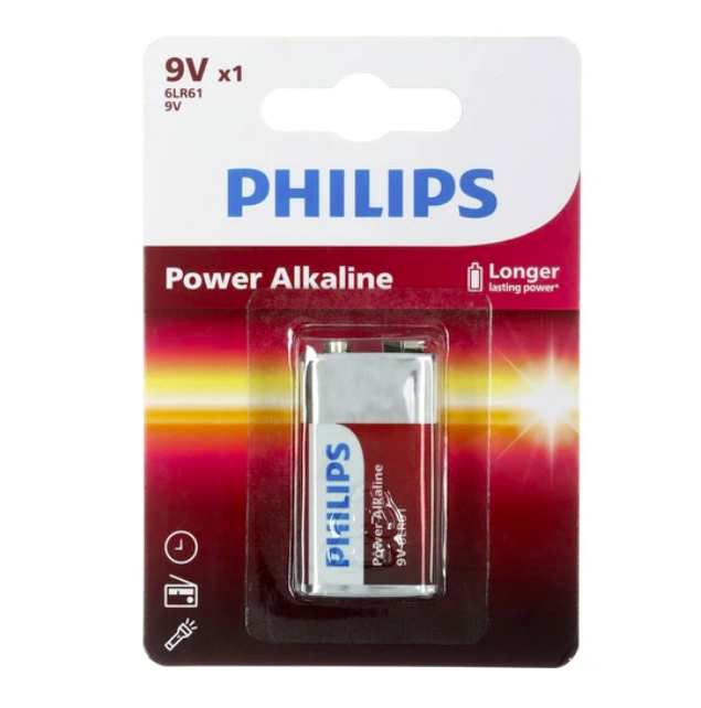 Батарейка Philips 6LR61P1B/51 крона / 6LR61