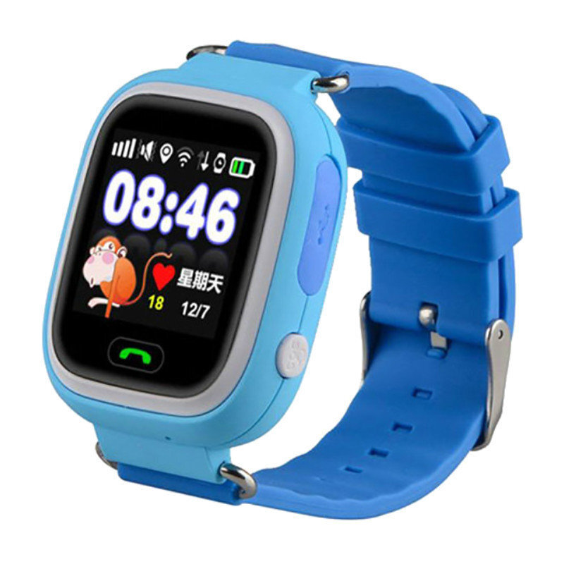 фото Детские умные часы smart baby watch q80 (голубые)