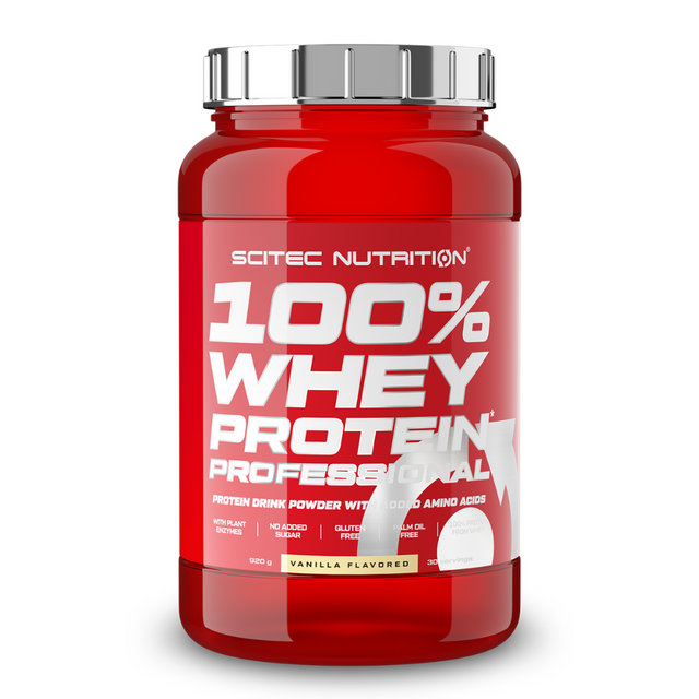 Scitec Nutrition 100% Whey Protein Professional 920 г, ваниль