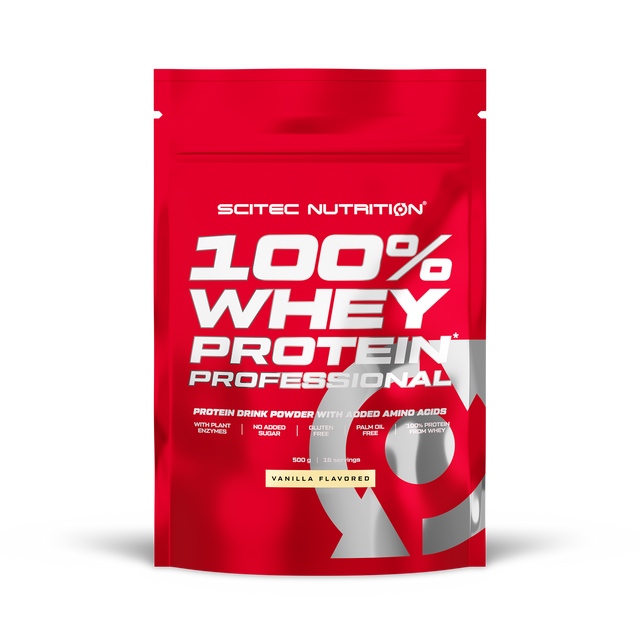 Scitec Nutrition 100% Whey Protein Professional 500 г, ваниль