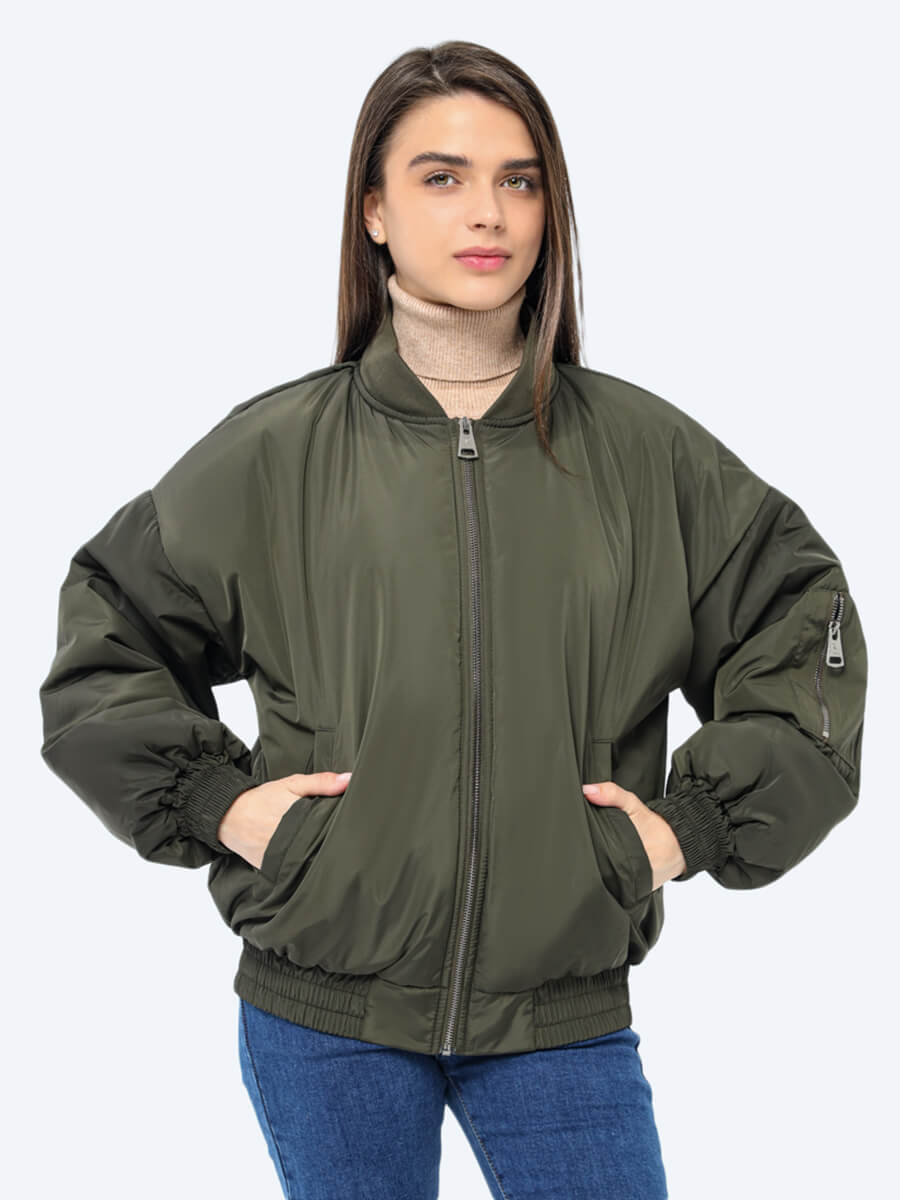 

Куртка женская Vitacci EF202-18 хаки S, EF202-18