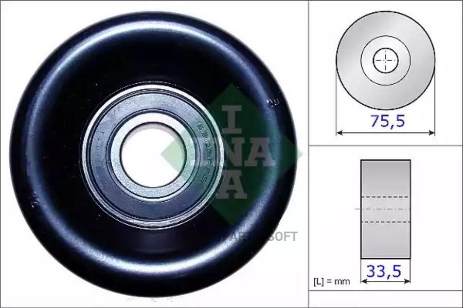 

Ролик ремня приводного Ina 531082710