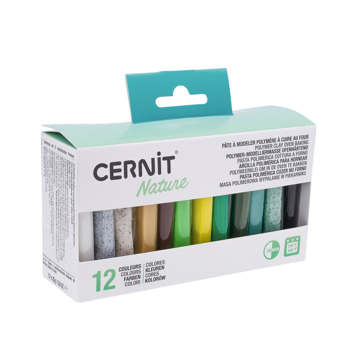 

Набор полимерной глины Cernit Nature CEASS004 Number One Opaline Nature 12 шт*25 г, Разноцветный