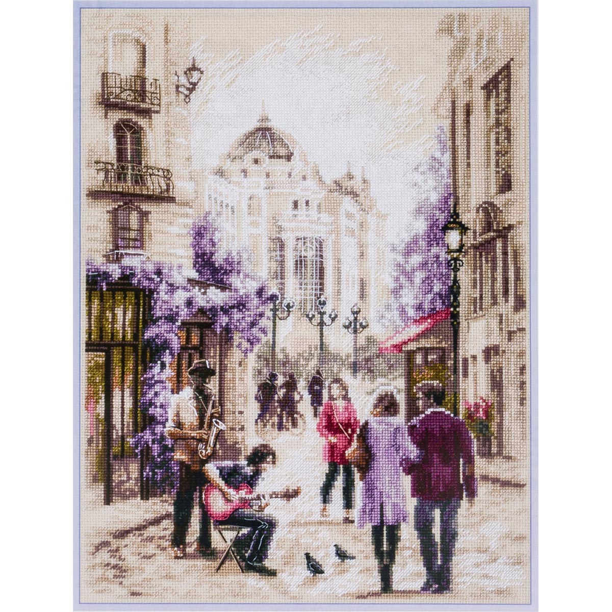 110-332 Набор для вышивания Чудесная игла Уличный джаз 29*38см