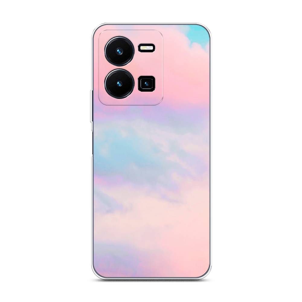 

Чехол Awog на Vivo Y35 4G / Виво Y35 4G "Розовые облака", Розовый;фиолетовый