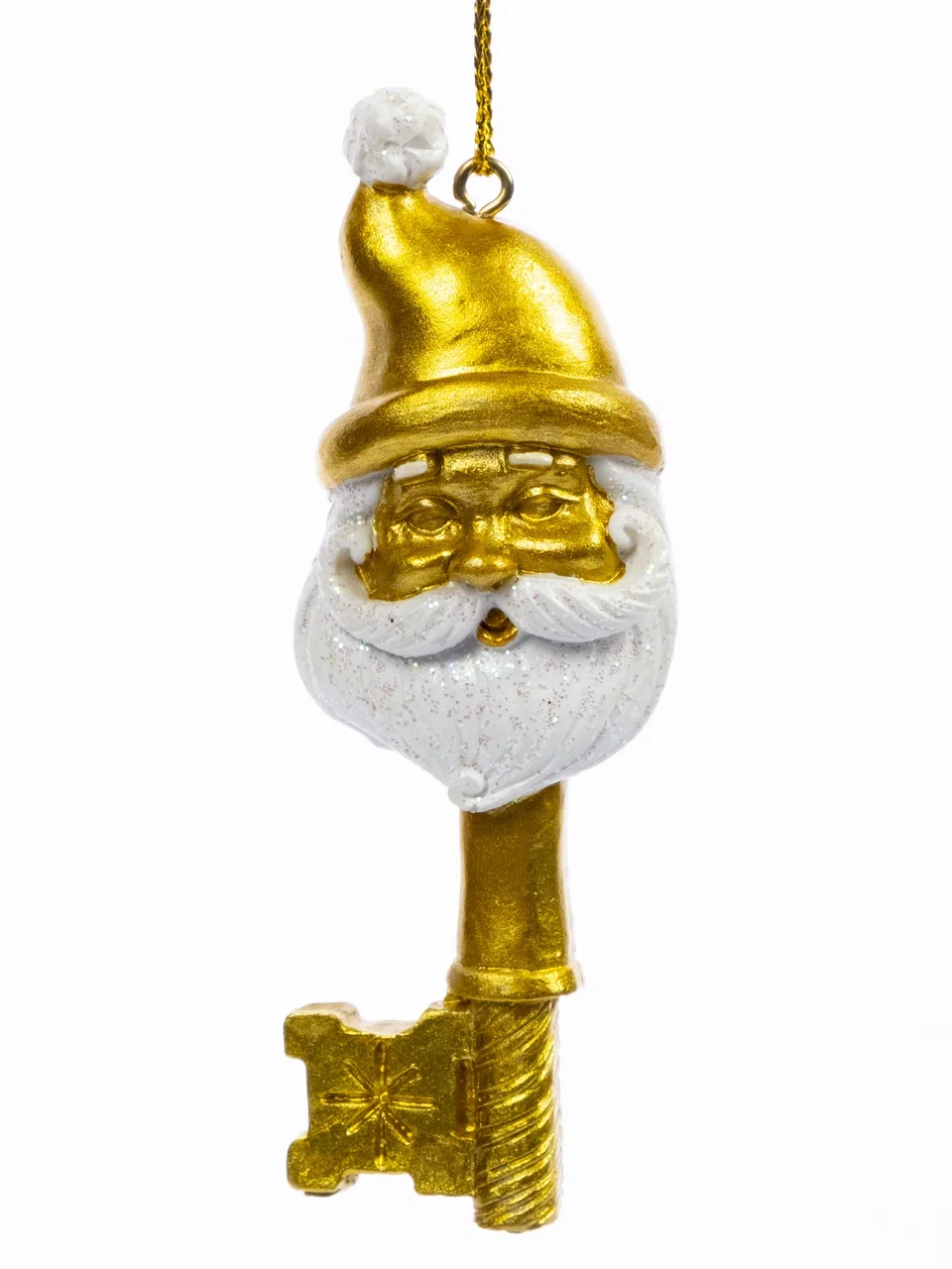 Елочная игрушка Феникс Present Золотой ключ 91488 1 шт. золотистый