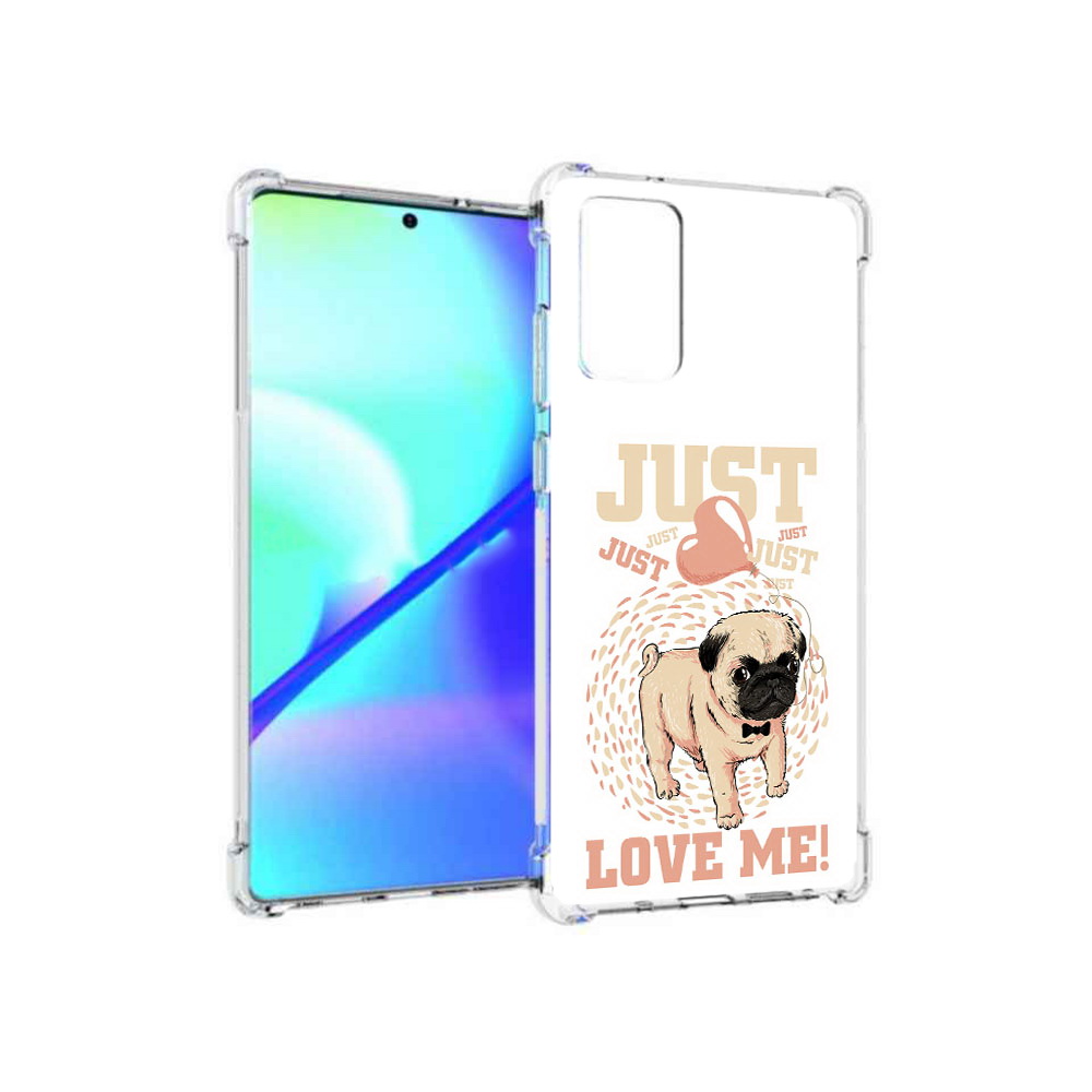 

Чехол MyPads Tocco для Samsung Galaxy Note 20 Люби меня (PT152536.527.109), Прозрачный, Tocco