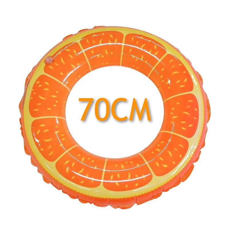 Круг надувной Swim Ring ORANGE, 70 см круг для плавания glitter seahorse swim ring 115 х 104 см 36305