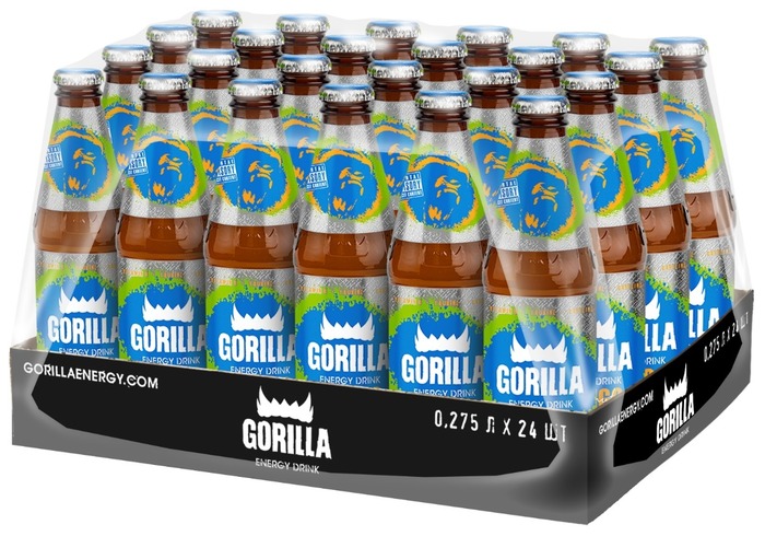 

Энергетический напиток Gorilla Mango-Coconut 24 шт по 0,275 мл (стекло)