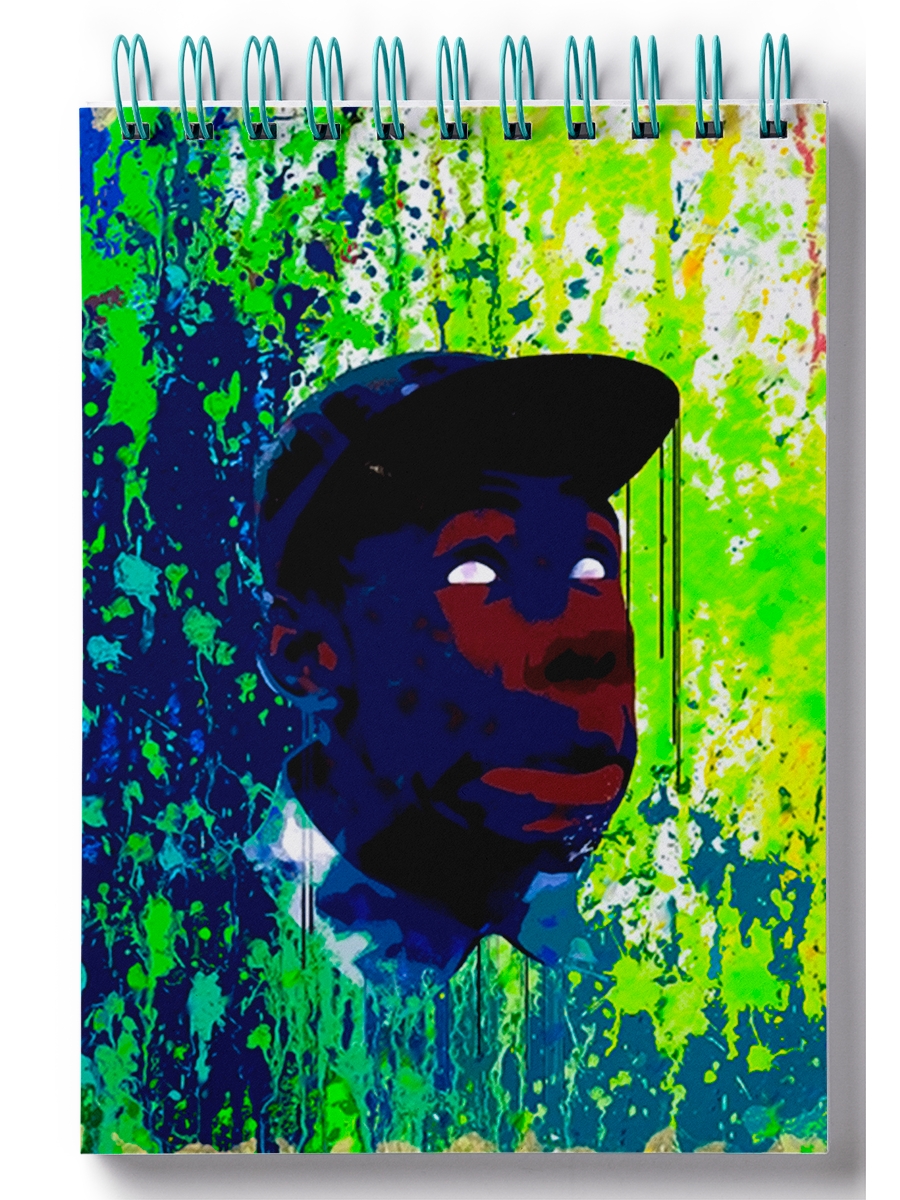 

Блокнот DRABS Рэпер Tyler the creator (paint splatter)