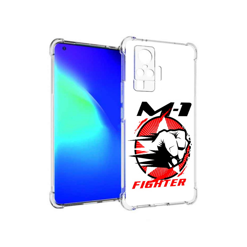 

Чехол MyPads Tocco для Vivo X50 Pro единоборства М-1 (PT151209.405.342), Прозрачный, Tocco