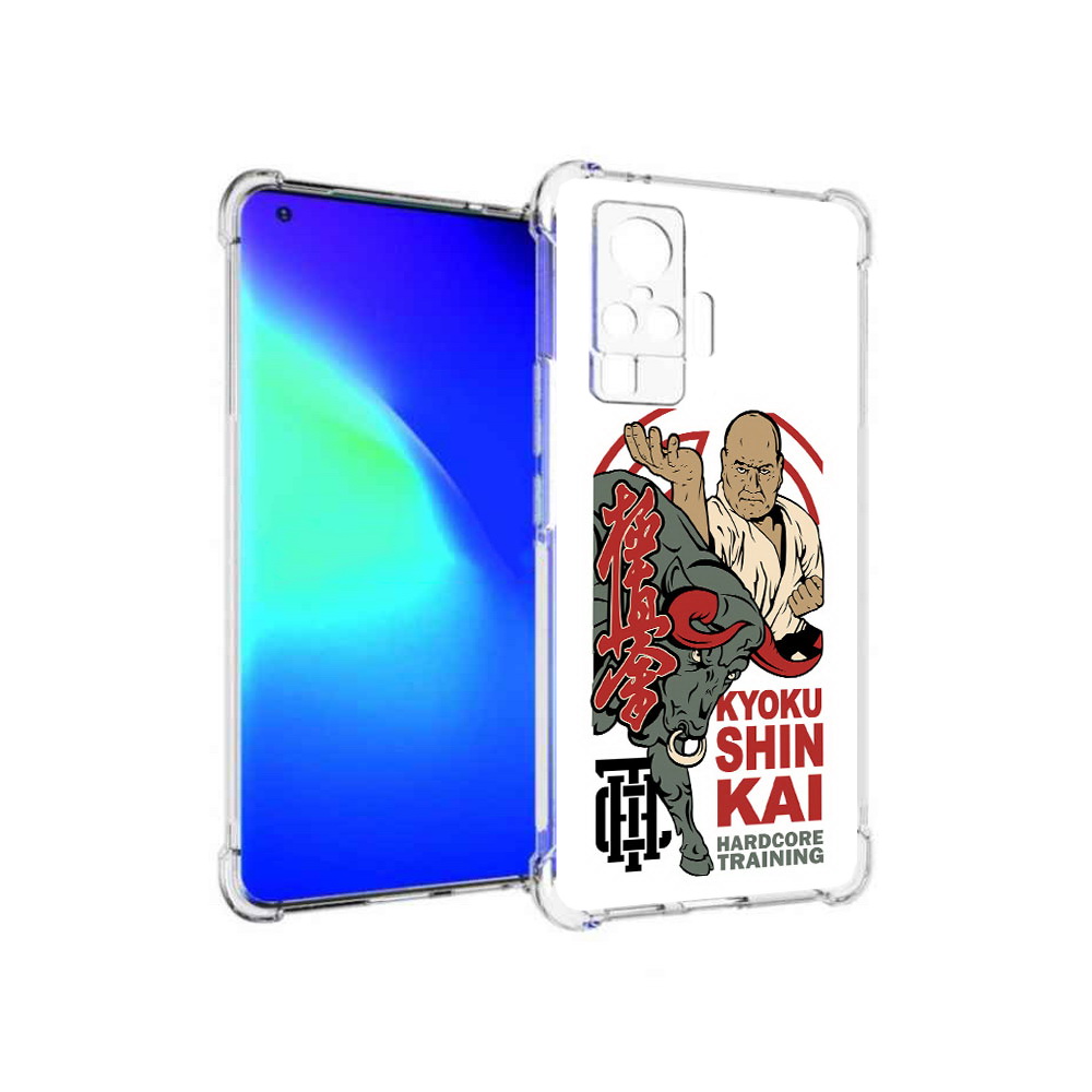 

Чехол MyPads Tocco для Vivo X50 Pro единоборства рисунок (PT151209.405.343), Прозрачный, Tocco