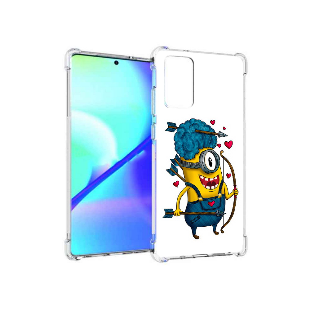 

Чехол MyPads Tocco для Samsung Galaxy Note 20 Миньон купидон (PT152536.527.117), Прозрачный, Tocco