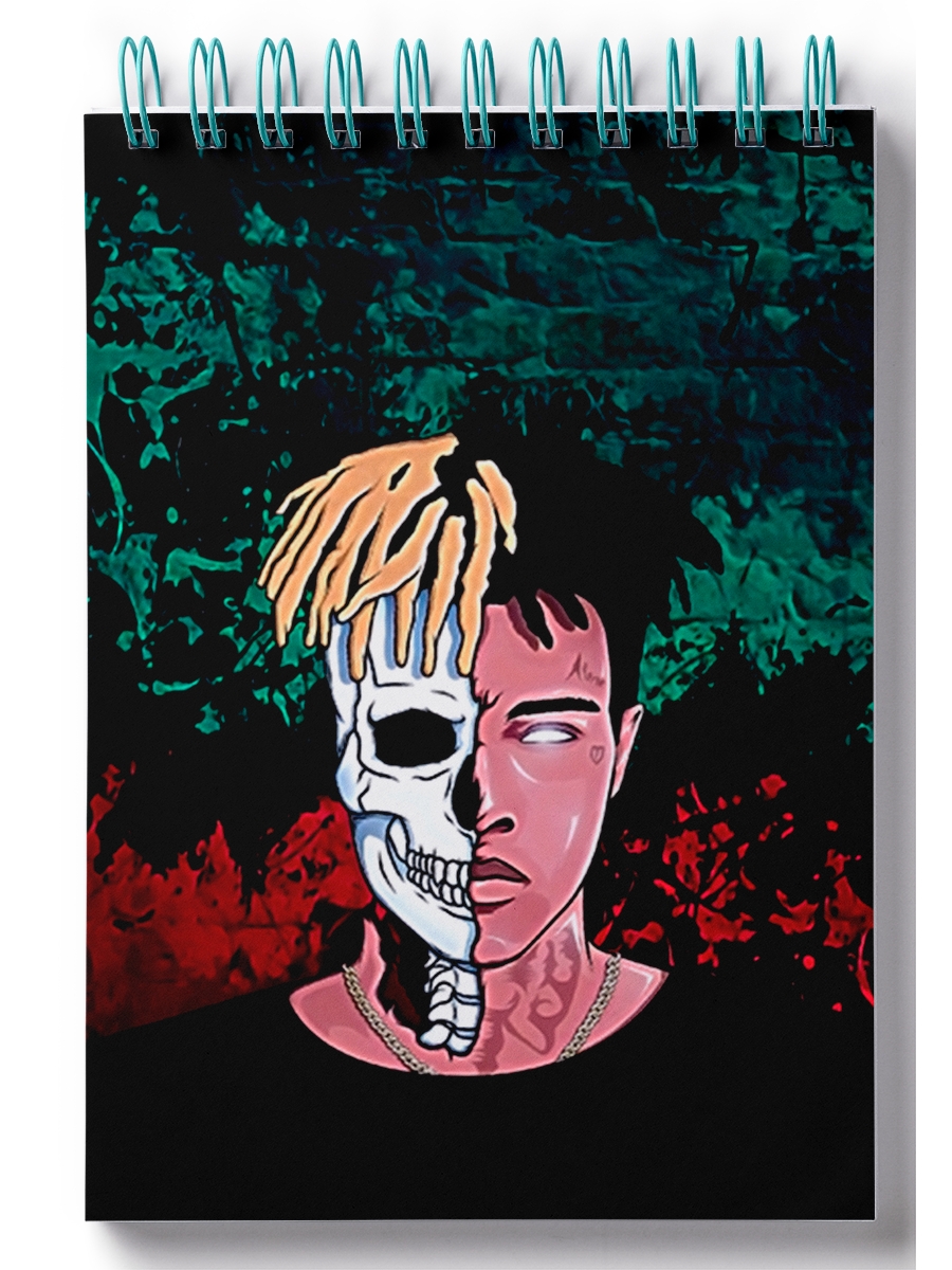 

Блокнот DRABS Рэпер xxxtentacion (Skull)