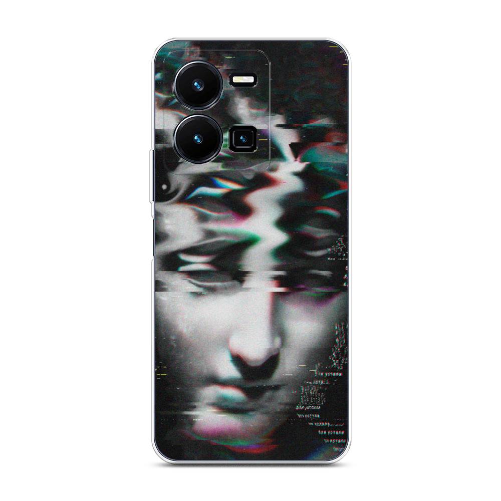 

Чехол Awog на Vivo Y35 4G / Виво Y35 4G "Glitch Art", Серый