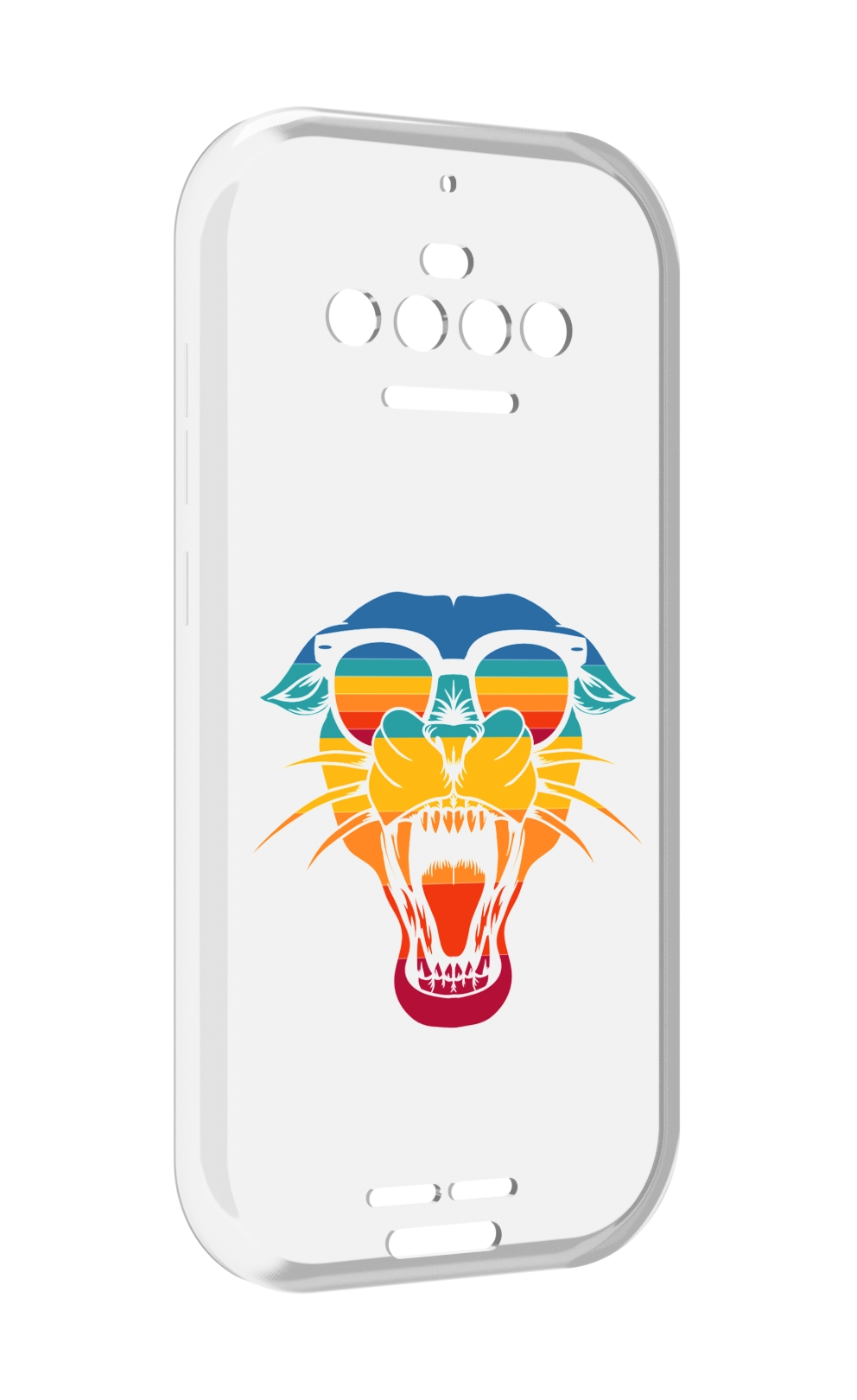 

Чехол MyPads Радужная-пантера для Oukitel F150 R2022, Прозрачный, Tocco