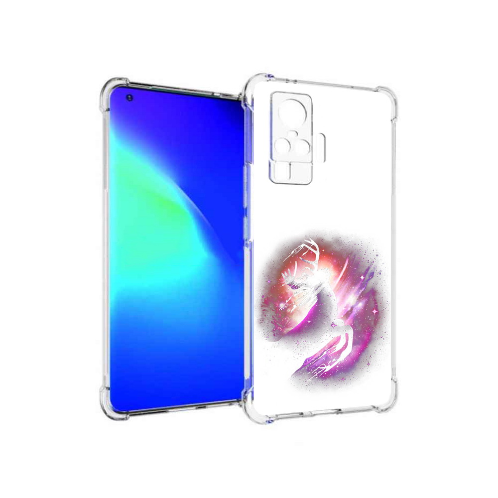 

Чехол MyPads Tocco для Vivo X50 Pro звездный олень (PT151209.405.354), Прозрачный, Tocco