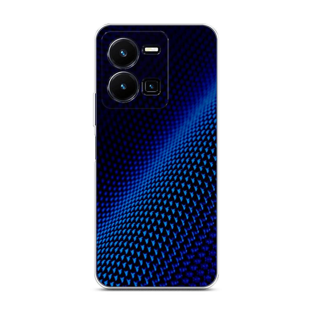 

Чехол Awog на Vivo Y35 4G / Виво Y35 4G "Синий карбон", Черный;синий
