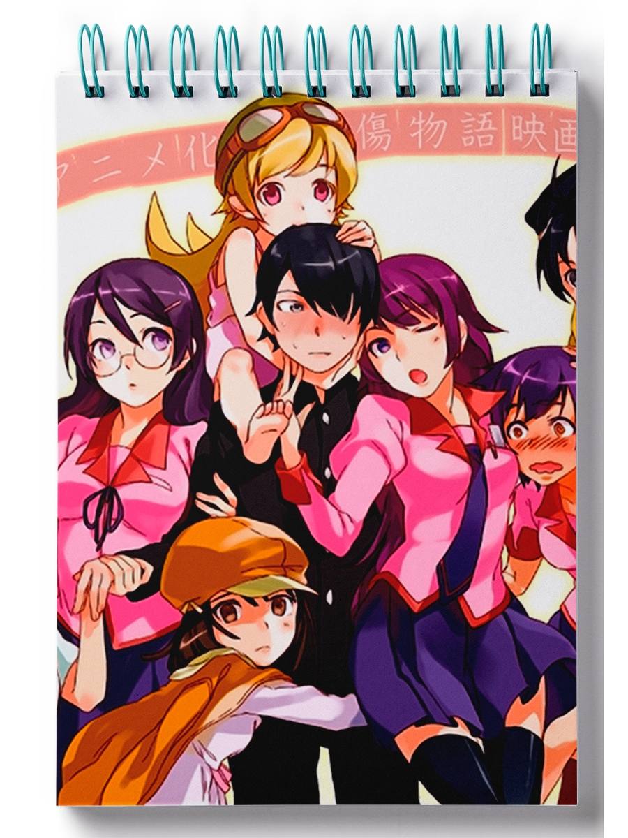 

Блокнот DRABS Bakemonogatari аниме