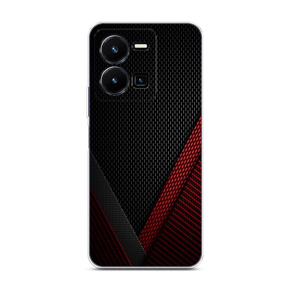 

Чехол Awog на Vivo Y35 4G / Виво Y35 4G "Красный карбон", Черный;красный